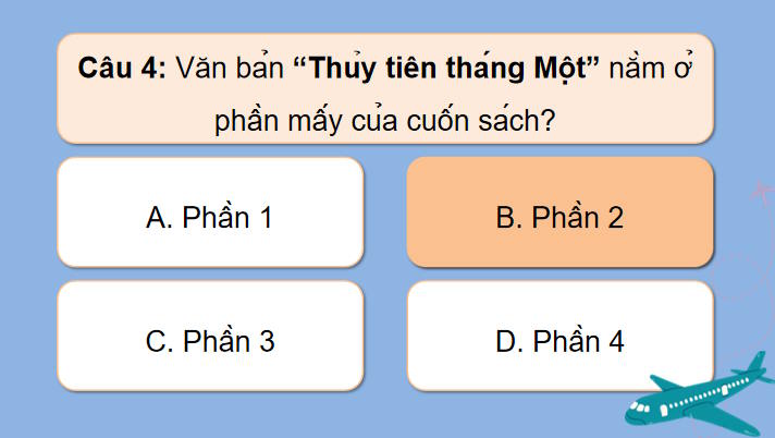 Trò chơi khởi động Ngữ văn 7: Thuỷ tiên tháng Một