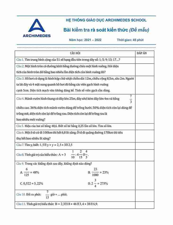 Bo de thi mau tuyen sinh vao lop 6 mon toan truong archimedes 1 3*884398