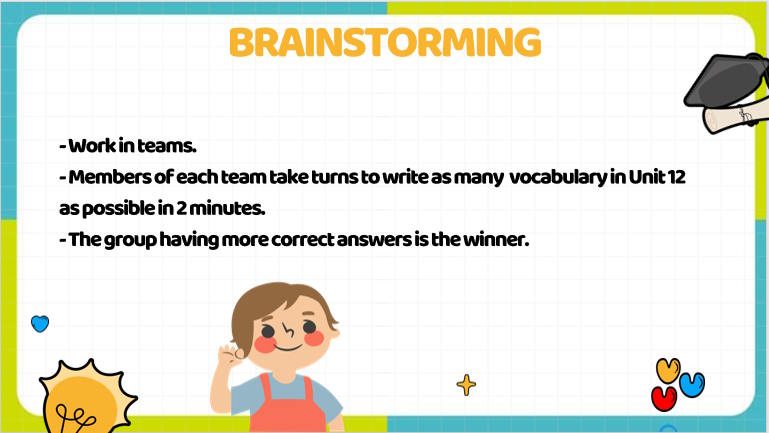 Giáo án Tiếng Anh 9 Unit 12 Looking Back