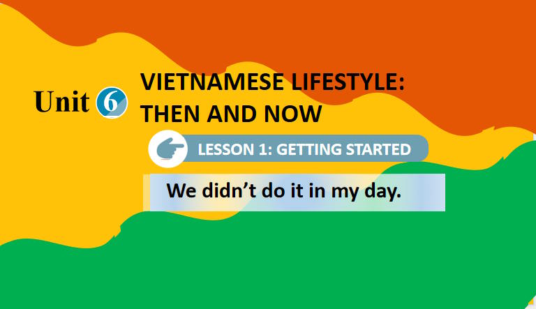 Giáo án Tiếng Anh 9 Unit 6 Getting Started