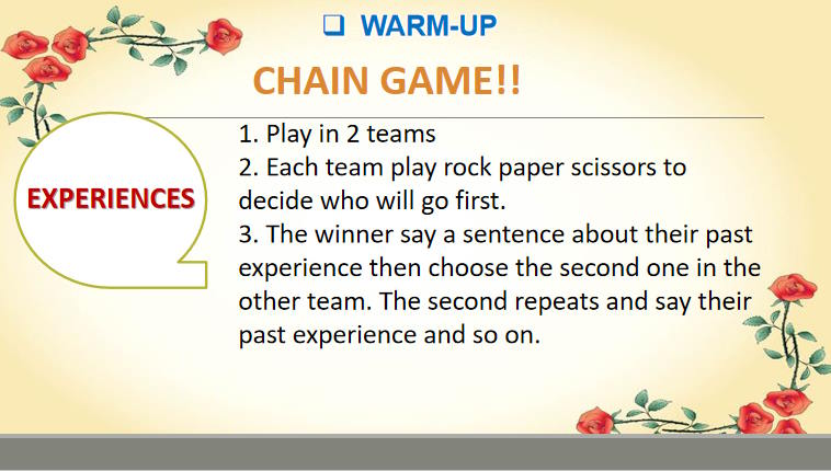 Giáo án Tiếng Anh 9 Unit 5: Skills 1