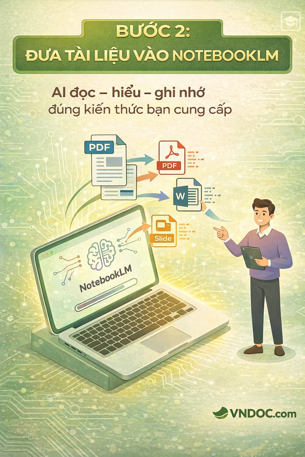 Đưa toàn bộ tài liệu vào NotebookLM