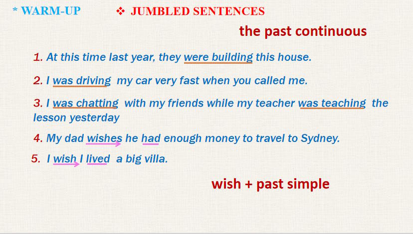 Giáo án Tiếng Anh 9 Unit 4 A Closer Look 2