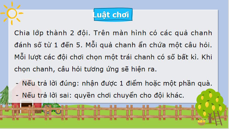 Game khởi động Ngữ văn 7: Thực hành tiếng Việt trang 17