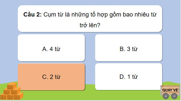 Game khởi động Ngữ văn 7: Thực hành tiếng Việt trang 24
