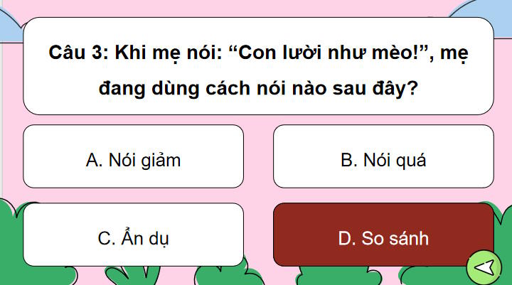 Game khởi động Ngữ văn 7: Thực hành tiếng Việt trang 42