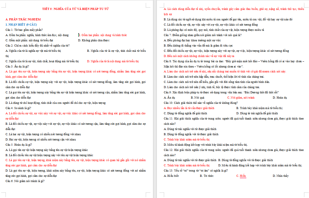 Game khởi động Ngữ văn 7: Thực hành tiếng Việt trang 47