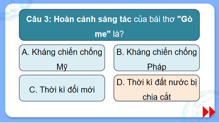 Ngữ văn 7: Gò Me