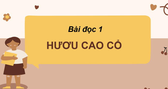 PowerPoint Tiếng Việt 2 Bài 26: Hươu cao cổ