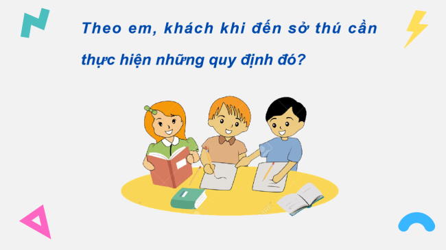 PowerPoint Tiếng Việt 2 Bài 26: Nội quy vườn thú