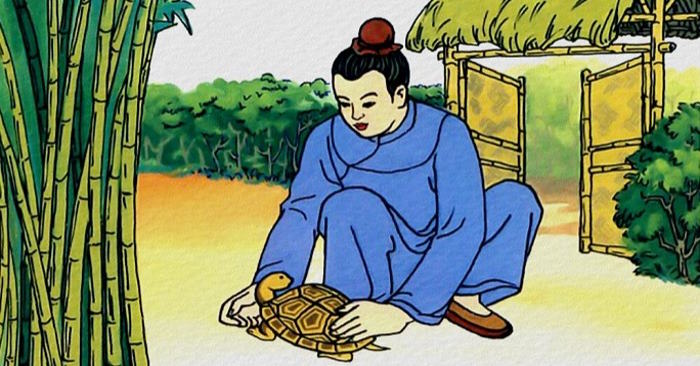 Người học trò với con rùa