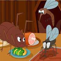 Truyện cổ tích: Sự tích con ruồi, gián và muỗi