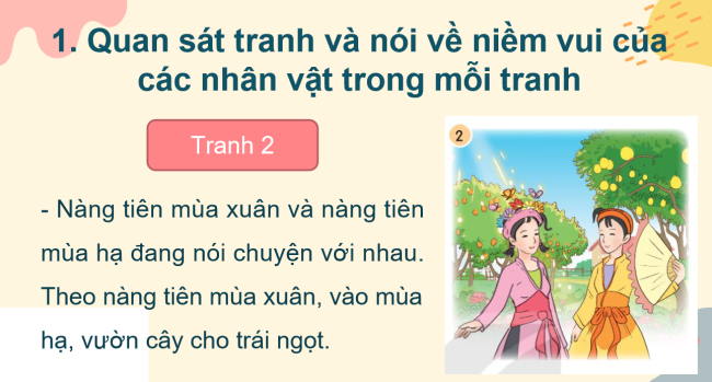 PowerPoint Tiếng Việt 2 Bài 1: Kể chuyện Chuyện bốn mùa