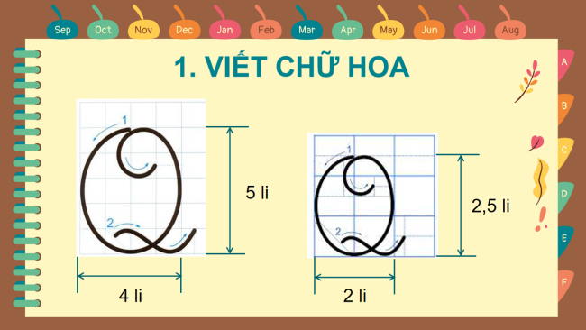 PowerPoint Tiếng Việt 2 Bài 1: Chữ hoa Q