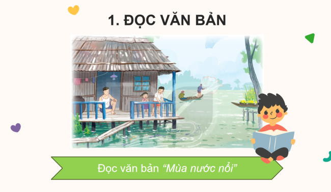 PowerPoint Tiếng Việt 2 Bài 2: Mùa nước nổi