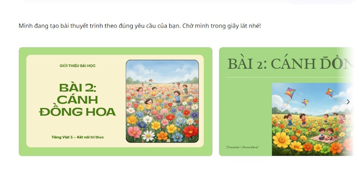 Tạo slide bằng Canva AI