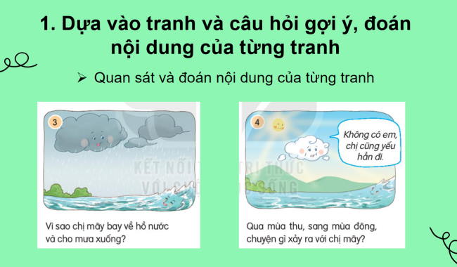 PowerPoint Tiếng Việt 2 Bài 3: Kể chuyện Hồ nước và mây