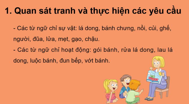 PowerPoint Tiếng Việt 2 Bài 4: Mở rộng vốn từ về ngày Tết. Dấu chấm, dấu chấm hỏi