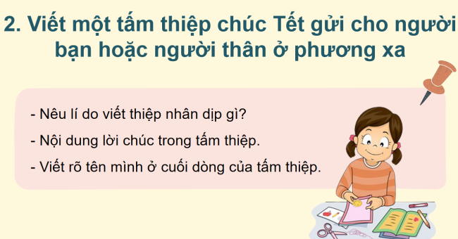 PowerPoint Tiếng Việt 2 Bài 4: Viết thiệp chúc Tết. Đọc mở rộng