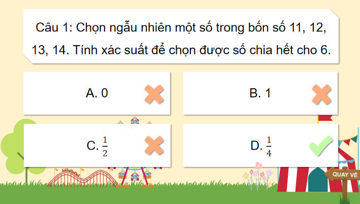 Game khởi động Toán 7 Vòng quay may mắn