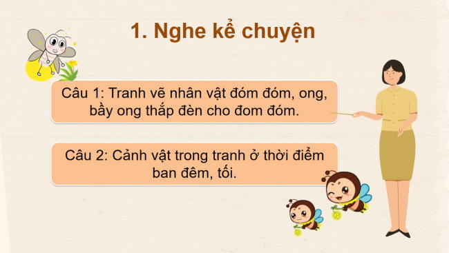 PowerPoint Tiếng Việt 2 Bài 5: Kể chuyện Chiếc đèn lồng