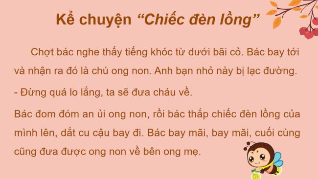 PowerPoint Tiếng Việt 2 Bài 5: Kể chuyện Chiếc đèn lồng