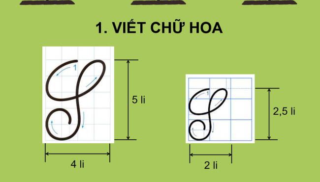 PowerPoint Tiếng Việt 2 Bài 5: Chữ hoa S