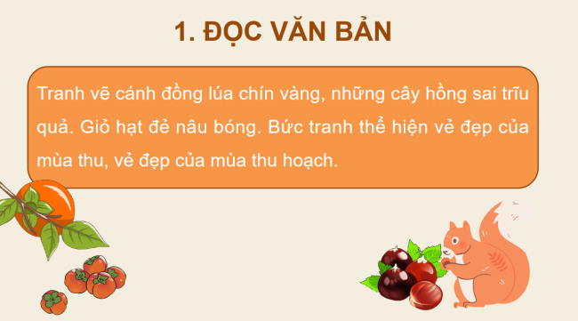 PowerPoint Tiếng Việt 2 Bài 6: Mùa vàng