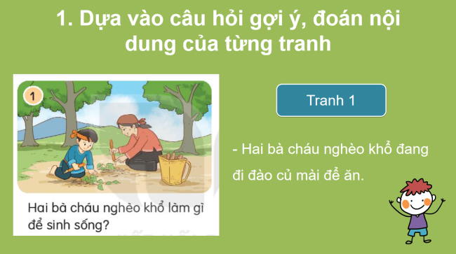 PowerPoint Tiếng Việt 2 Bài 7: Kể chuyện Sự tích cây khoai lang