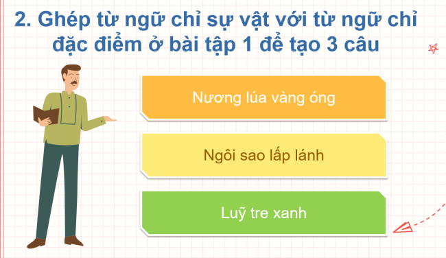 PowerPoint Tiếng Việt 2 Bài 8: Mở rộng vốn từ về thiên nhiên. Câu nêu đặc điểm