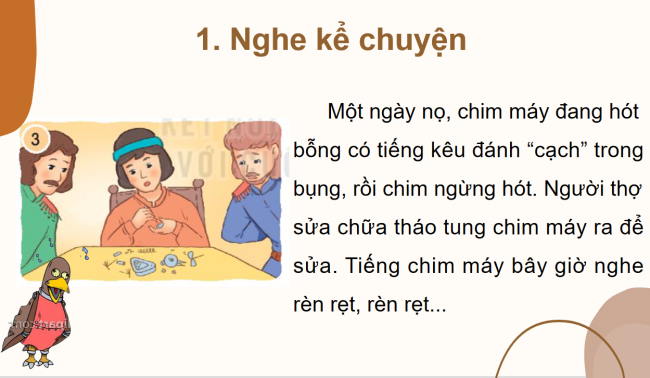 PowerPoint Tiếng Việt 2 Bài 9: Kể chuyện Cảm ơn họa mi