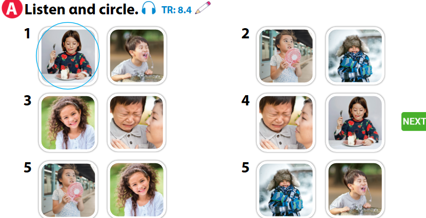 SBT Tiếng Anh lớp 1 Wonderful World Unit 8 Lesson 6 minh họa 1