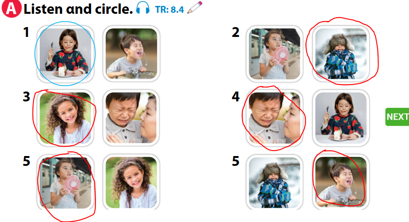 SBT Tiếng Anh lớp 1 Wonderful World Unit 8 Lesson 6 minh họa 2