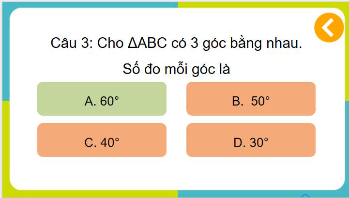 Toán 7 Bài 12: Tổng các góc trong một tam giác