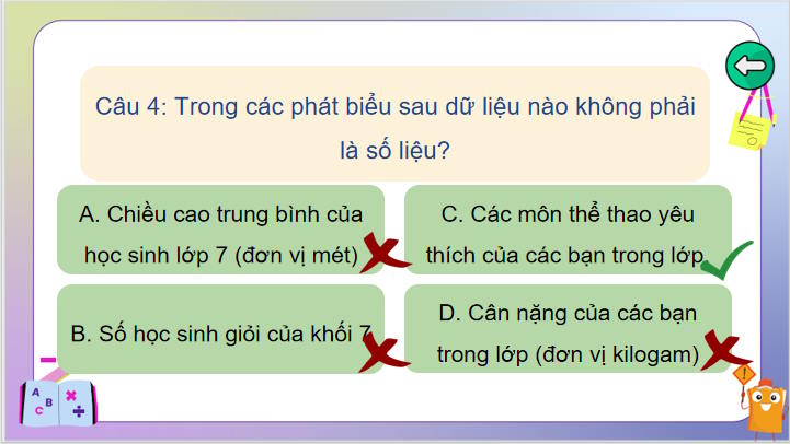 Toán 7 Bài 17: Thu thập và phân loại dữ liệu