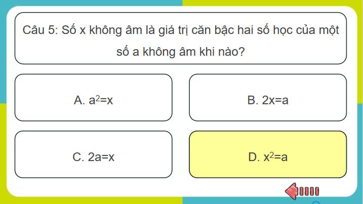 Toán 7 Bài 6: Số vô tỉ Căn bậc hai số học