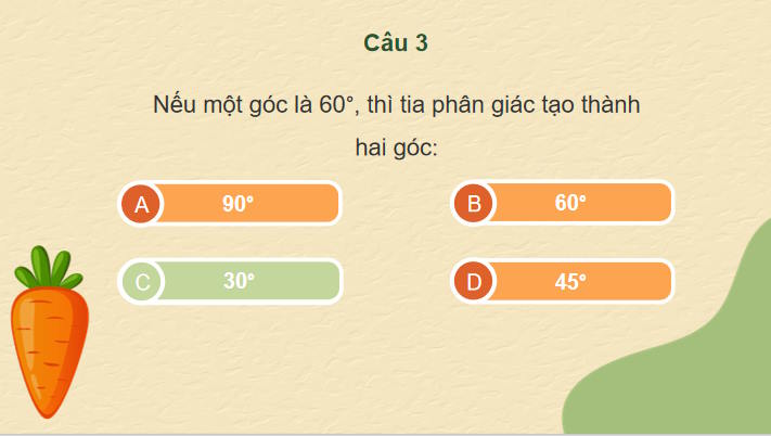 Toán 7 Bài 8: Góc ở vị trí đặc biệt Tia phân giác của một góc