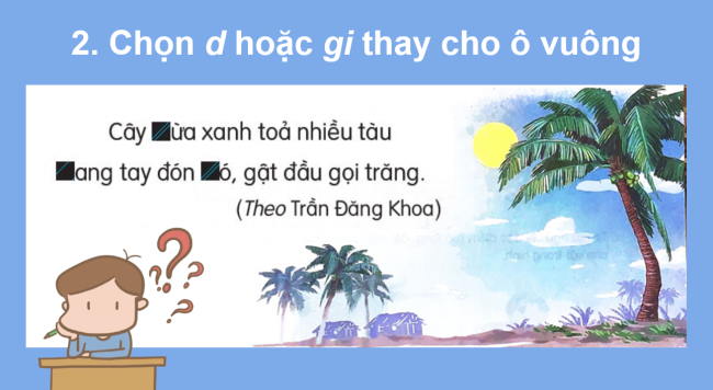 PowerPoint Tiếng Việt 2 Bài 12: Nghe - viết Bờ tre đón khách