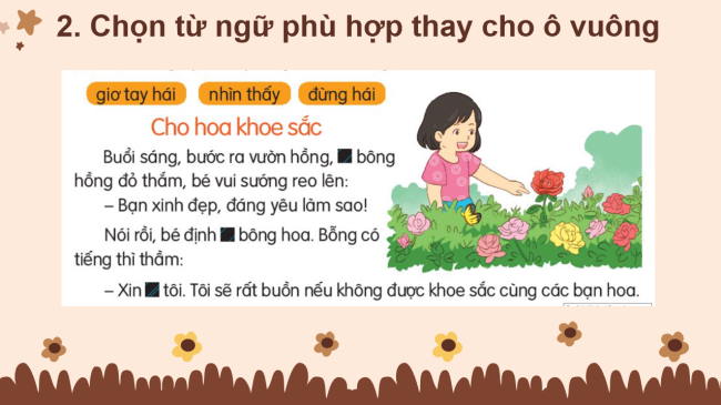 PowerPoint Tiếng Việt 2 Bài 14: Mở rộng vốn từ về bảo vệ môi trường. Dấu phẩy