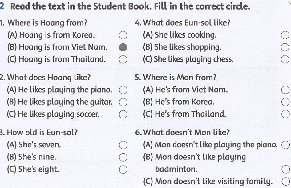 SBT Family and Friends 4 Unit 10 Lesson 5 minh họa 2