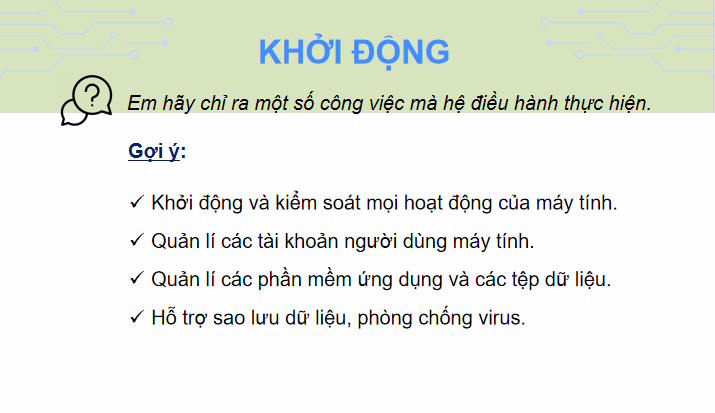 Giáo án PowerPoint Tin học 11 Bài 1