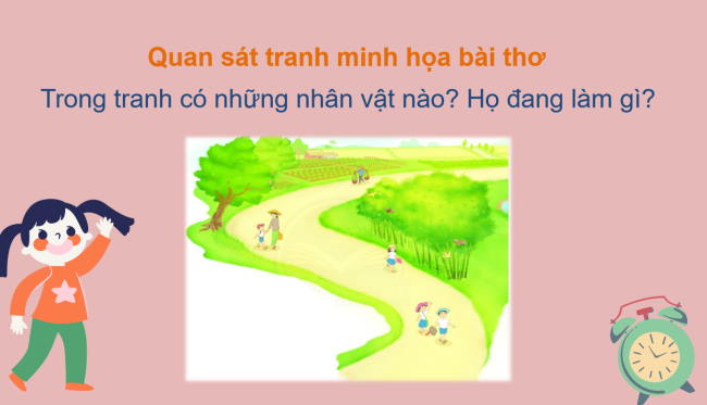 PowerPoint Tiếng Việt 2 Bài 3: Đọc Con đường làng