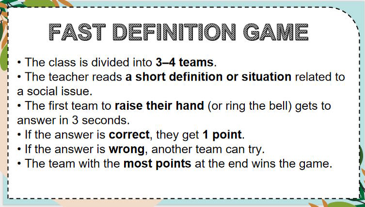 Tiếng Anh 11 Unit 9: Language