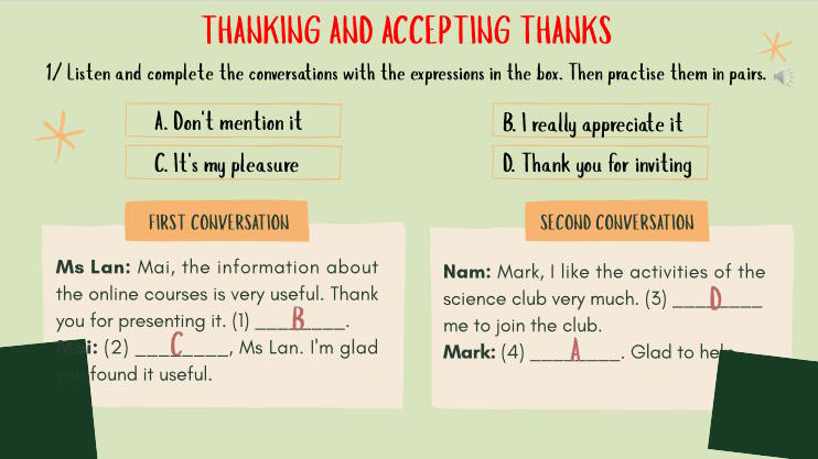 Tiếng Anh 12 Unit 10: Communication and Culture