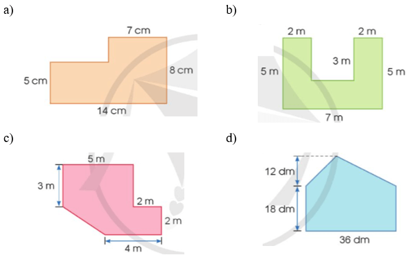 Toán lớp 5 Cánh diều Bài 57: Luyện tập về tính diện tích | Giải Toán lớp 5