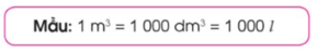 Toán lớp 5 Cánh diều Bài 64: Mét khối | Giải Toán lớp 5