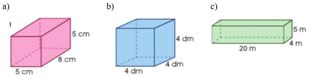Toán lớp 5 Cánh diều Bài 65: Thể tích hình hộp chữ nhật, hình lập phương | Giải Toán lớp 5