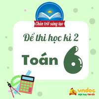Đề thi giữa học kì 2 Toán 6 Chân trời sáng tạo Theo CV 7991