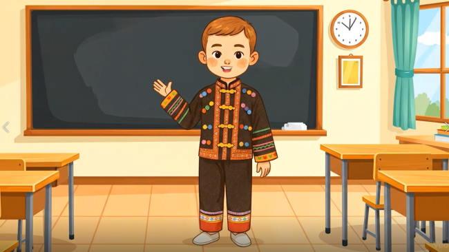 Nhân vật AI đồng hành cùng tiết dạy