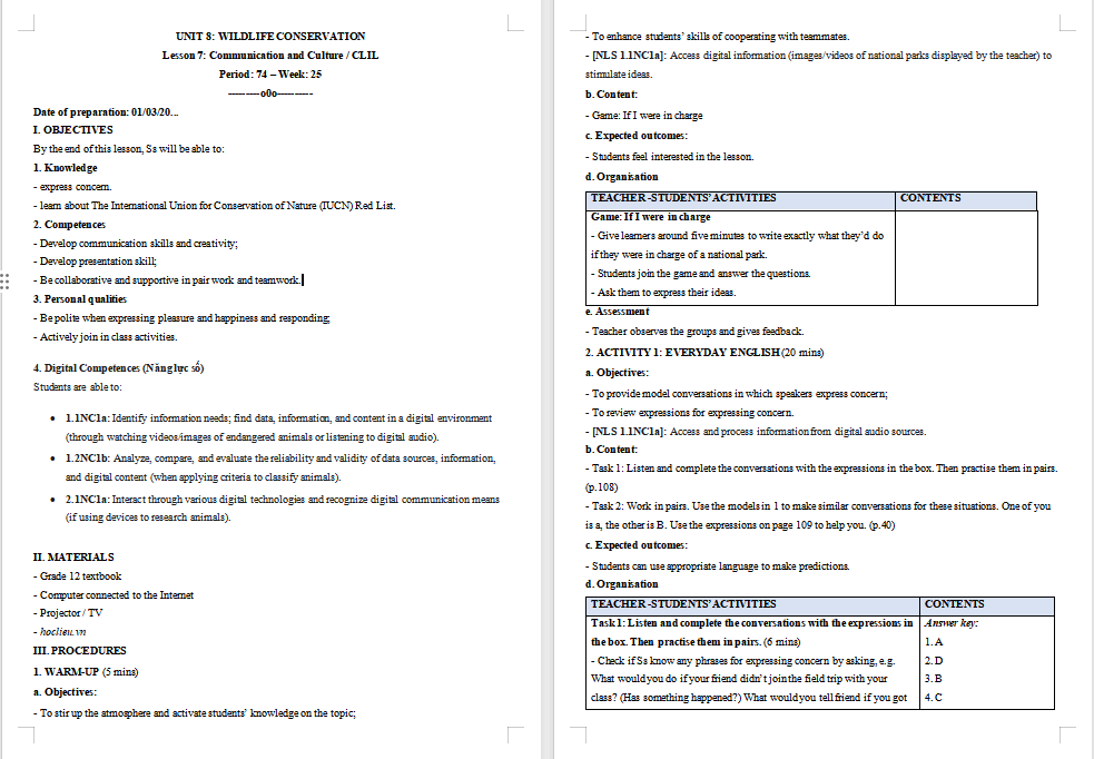 Giáo án PowerPoint Tiếng Anh 12 Unit 8: Communication and Culture